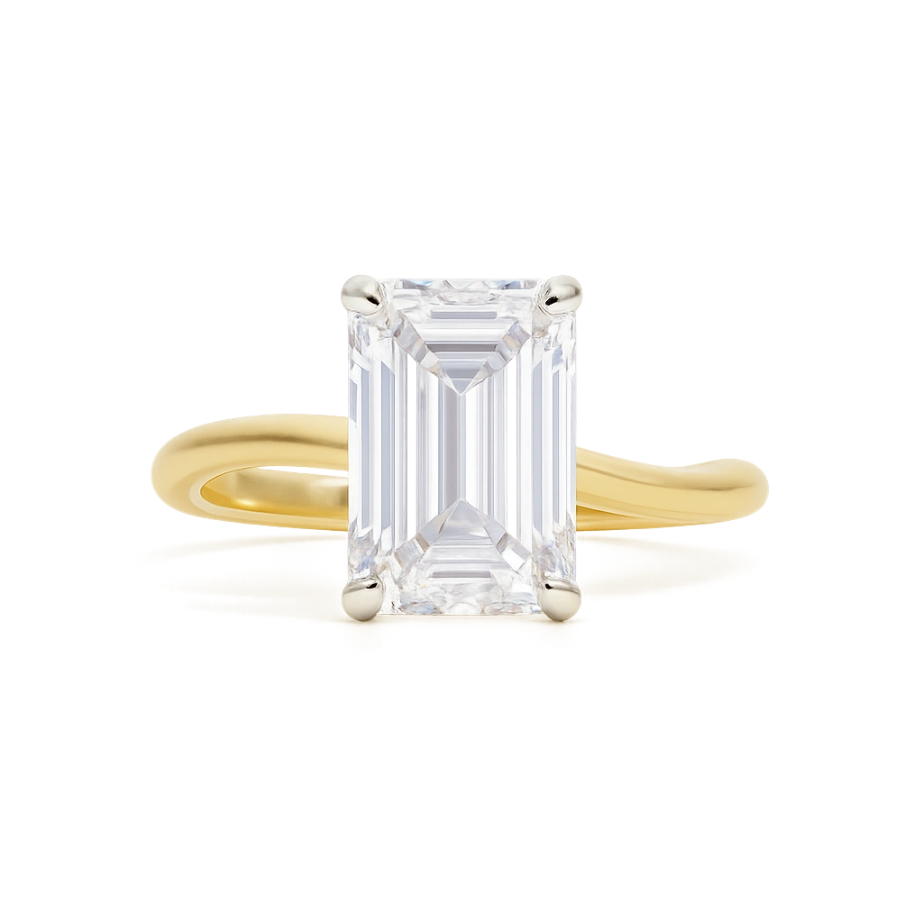 emerald-curved-yellow-gold